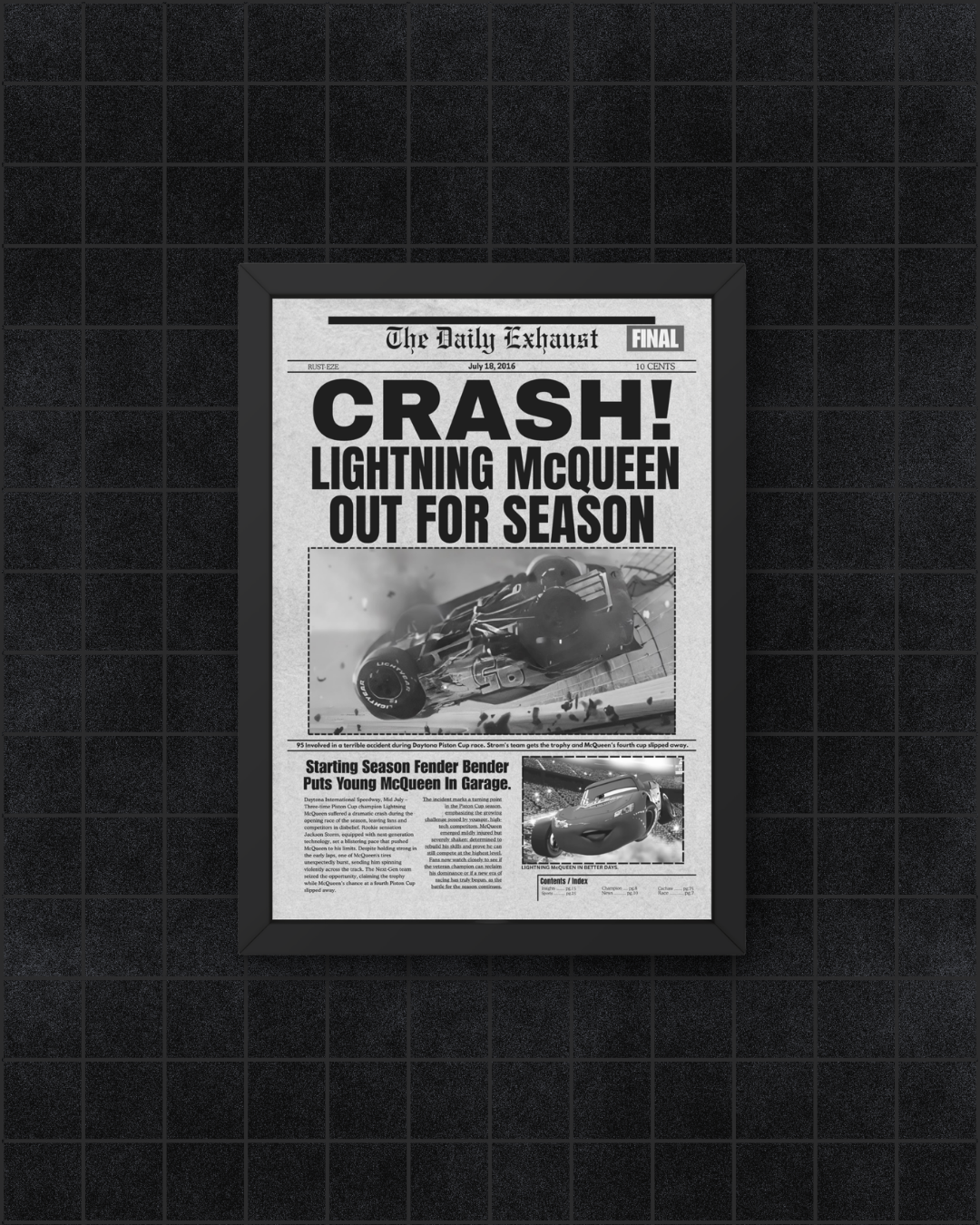McQueen Crash